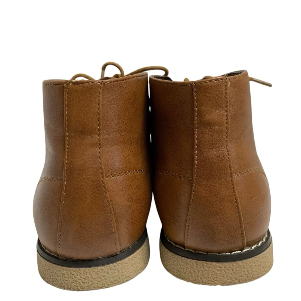 London Fog Broadstreet Chukka Ankle Lace Up Tan Brown Boots Men’s Sz 10M Career
